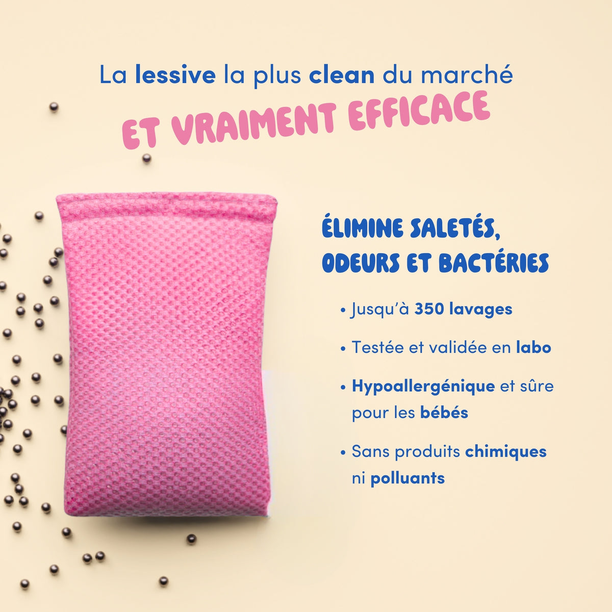 Lessive efficace, naturelle, hypoallergénique et économique - Fabriqué ...