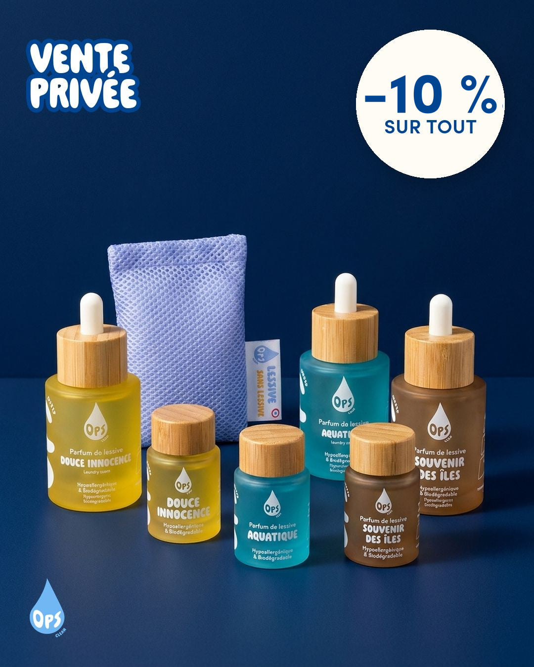 Vente privée Ops Clean : -10 % sur tout et cadeaux offerts